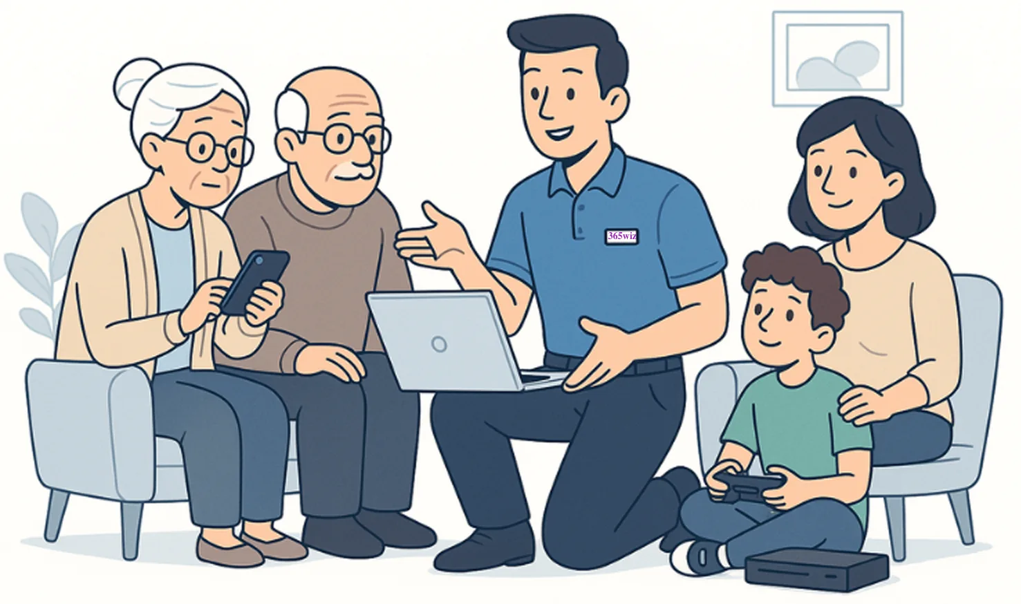 Home services illustration